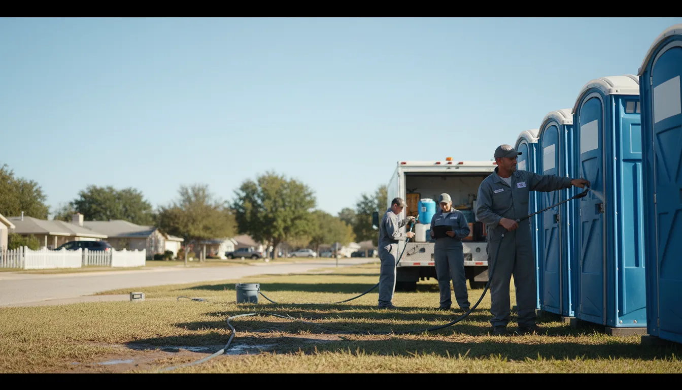 Long-Term Portable Toilet Rental in Weston, MI near me